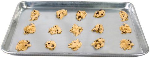 Tiger Chef Full Size Aluminum Sheet Pan - Commercial Bakery Equipment Cake Pans - NSF Approved 1 Dozen (12, 18... N2