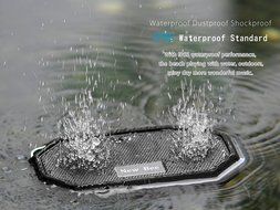 SUPTECH New Bee Portable Pocket Waterproof Shockproof Wireless Bluetooth Speaker with Mic CSR V4.0 Bluetooth for...