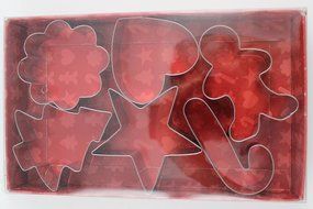 Home Value 6 Piece Cookie Cutter Set, Metal N2