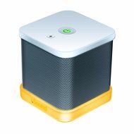 iSound iGlowSound Cube Wired Speaker (white) N5
