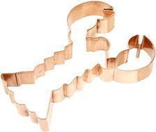 Old River Road Crab Shape Cookie Cutter, Copper N6