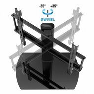 Fenge Swivel Universal TV Stand/Base Tabletop TV Stand with mount for 32 to 65 inch Flat screen Tvs/xbox One/tv... N12