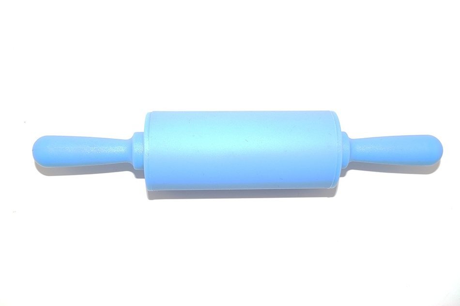 Remeel Silicone Rolling Pin Non-stick Surface PP Plastic Handle (Adult, Red) N14