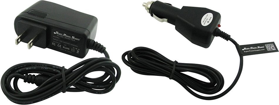 Super Power Supply AC / DC Adapter Cord 2 in 1 Combo Wall + Car Charger for JBL Pulse, JBL Charge, JBL Micro Portable...