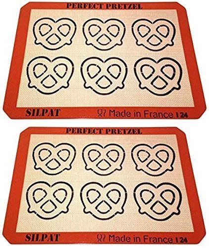 Silpat AE420295-21 Perfect Pretzel Baking Sheet (2 Pack)
