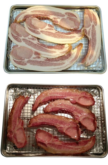 Checkered Chef Cooling Rack Baking Rack. Stainless Steel Oven and Dishwasher Safe. Fits Half Sheet Cookie Pan N4