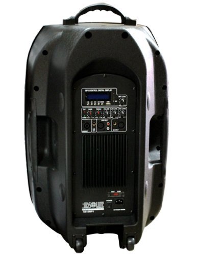 Absolute USA PRO US15MP3 Portable 15-Inch Amplified Speaker with MP3/SD/USB Player Built-In LCD Display and Remote... N2