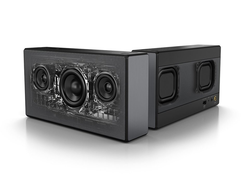 Sony SRSX55/BLK Powerful Portable Bluetooth Speaker (Black) N5