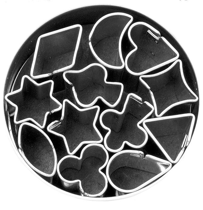 Fox Run Brands Dog Bone 3 Piece Cookie Cutter Set N5