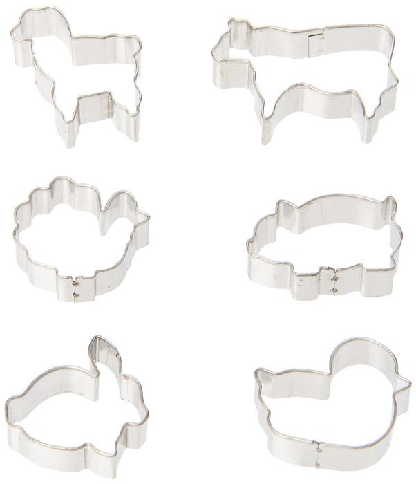 Fox Run Brands Dog Bone 3 Piece Cookie Cutter Set N8