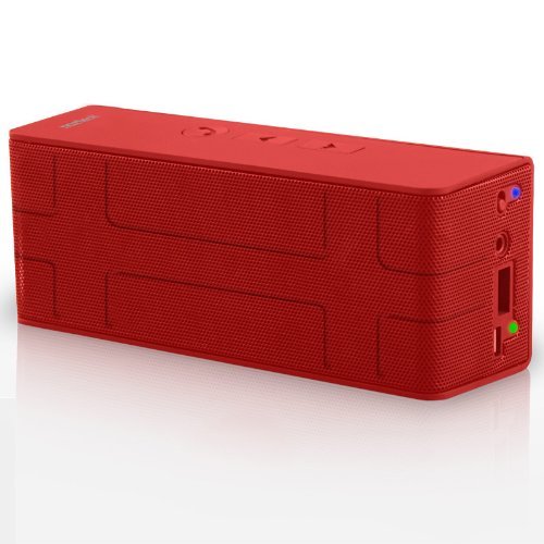 Naztech 12256 N52 Koncert Bluetooth Speaker - Retail Packaging - Red N4