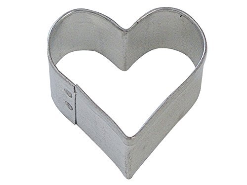 R&M Mini Heart Cookie Cutter in Durable, Economical, Tinplated Steel