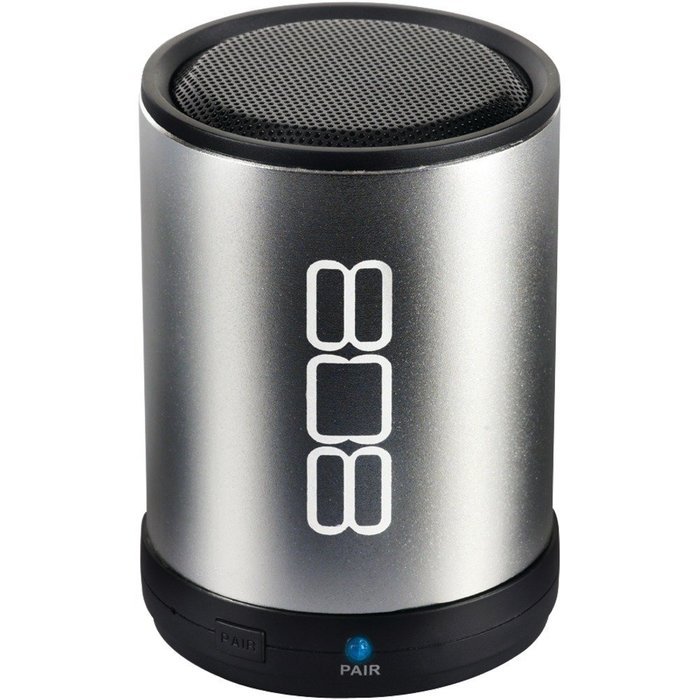 808 SP880SL Bluetooth(R) Portable Speaker (Silver)