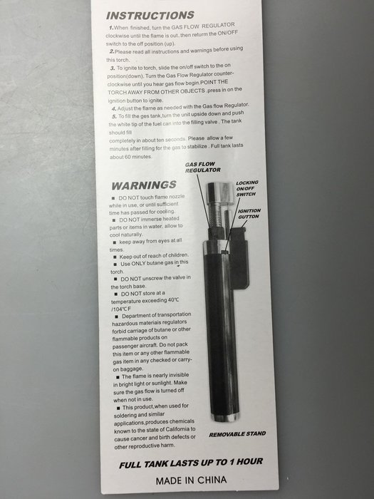 GuangFa Professional 853 Color Random Jet Flame Pencil Pen Butane Torch Ever Chef Creme Brulee Kitchen Cooking... N7