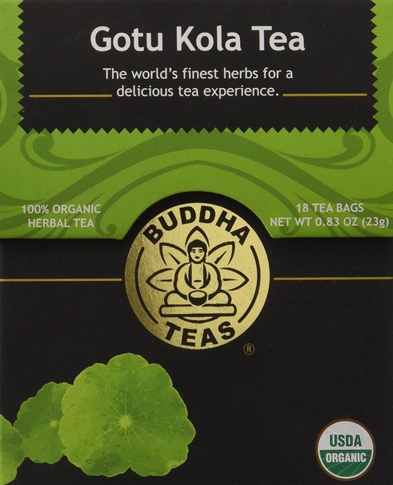 Gotu Kola Tea - Organic Herbs - 18 Bleach Free Tea Bags
