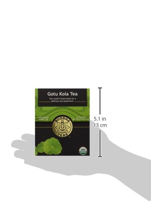 Gotu Kola Tea - Organic Herbs - 18 Bleach Free Tea Bags N2