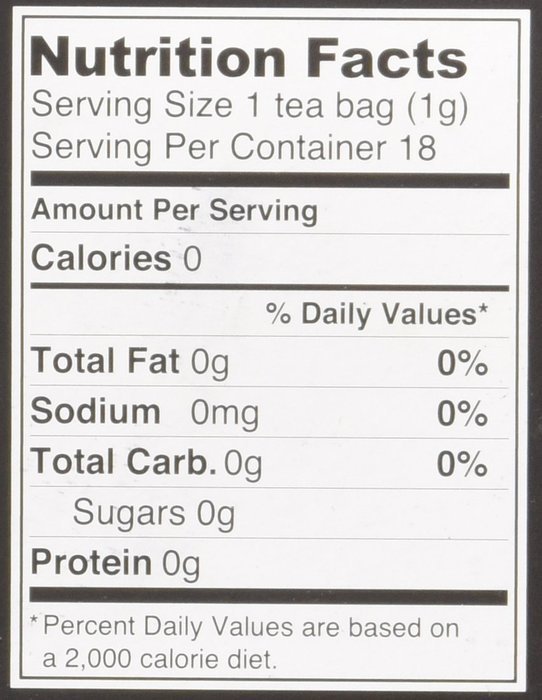 Gotu Kola Tea - Organic Herbs - 18 Bleach Free Tea Bags N3