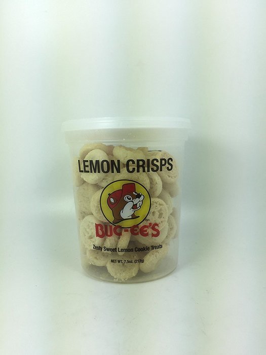 Buc-ee's Lemon Crisps Cookies- Zesty Sweet Lemon Cookie Treats- 7.5oz