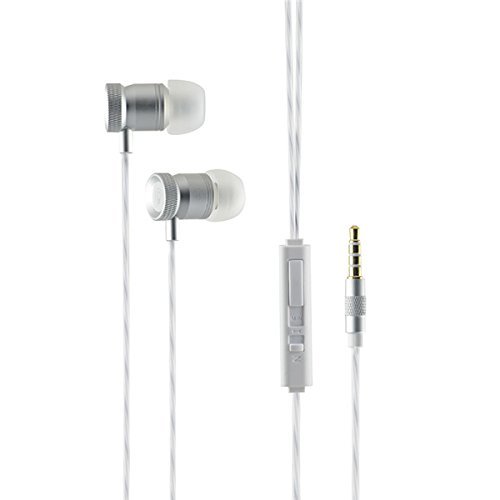 Yison Universal 3.5mm In-ear Earphone Noise Isolation Stereo Headphone With Mic For iPhone Tablet Sm Color White N2