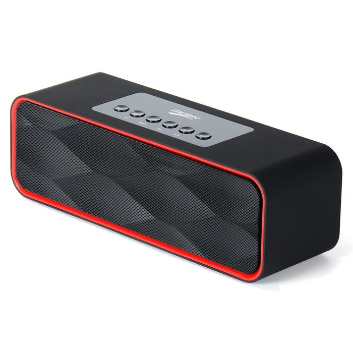 Bluetooth Speaker DY-22, Musky Rechargeable Portable Wireless Bluetooth Speaker, 10W Output RMS, Clock Radio Audio... N2