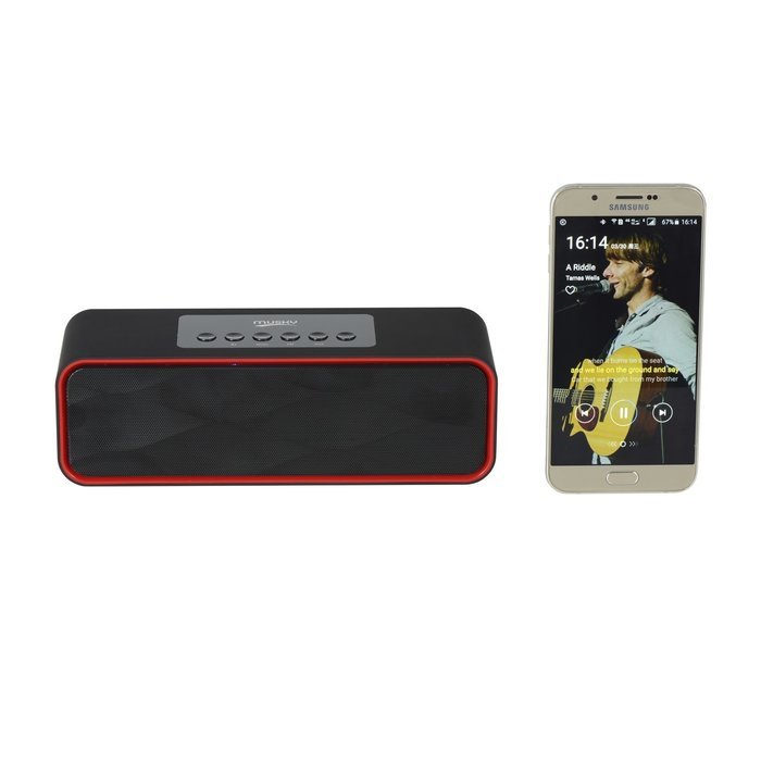 Bluetooth Speaker DY-22, Musky Rechargeable Portable Wireless Bluetooth Speaker, 10W Output RMS, Clock Radio Audio... N6
