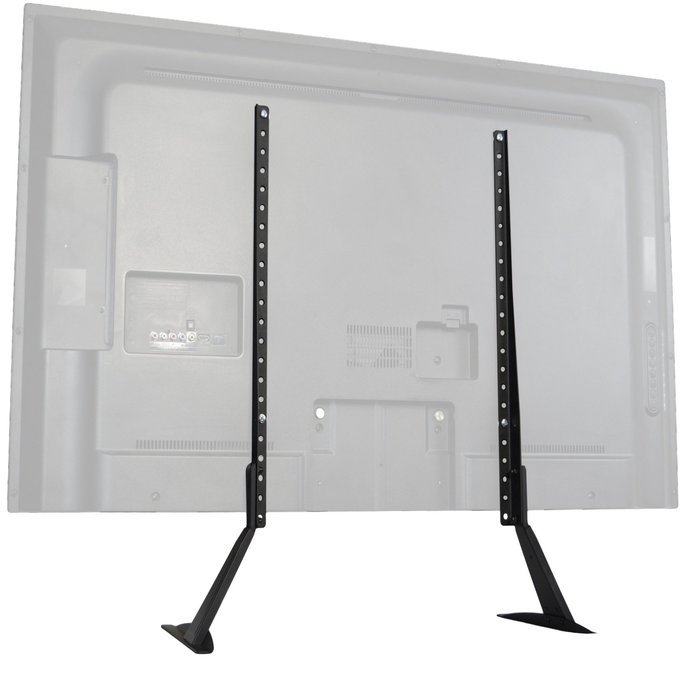 VIVO Universal LCD Flat Screen TV Table Top Stand / Base Mount fits 27" to 55" T.V. (STAND-TV00T)