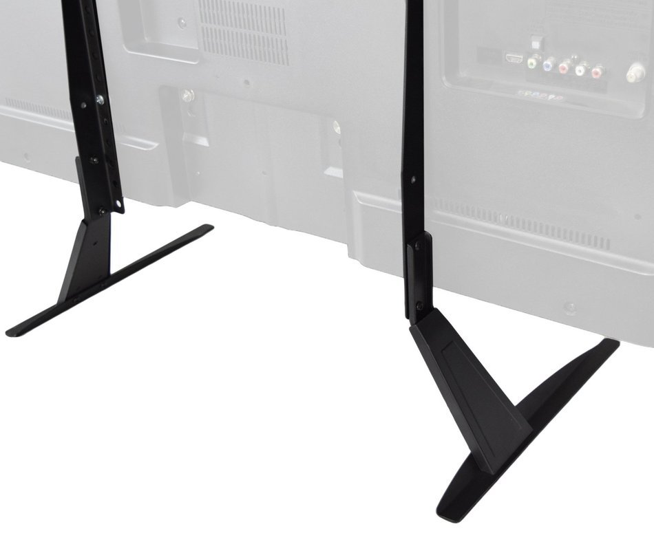 VIVO Universal LCD Flat Screen TV Table Top Stand / Base Mount fits 27" to 55" T.V. (STAND-TV00T) N5