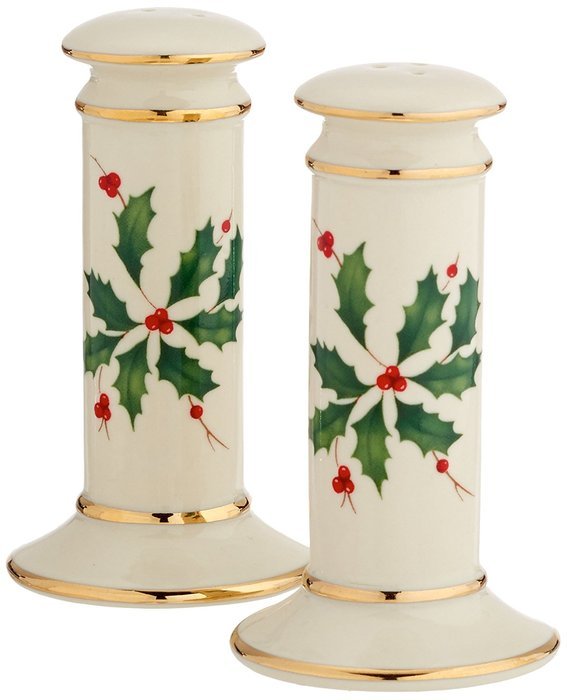 Lenox Holiday Salt & Pepper,Ivory N3