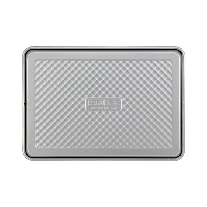 Cake Boss Professional Nonstick Bakeware 13-Inch by 18-Inch Jelly Roll Pan, Silver N3