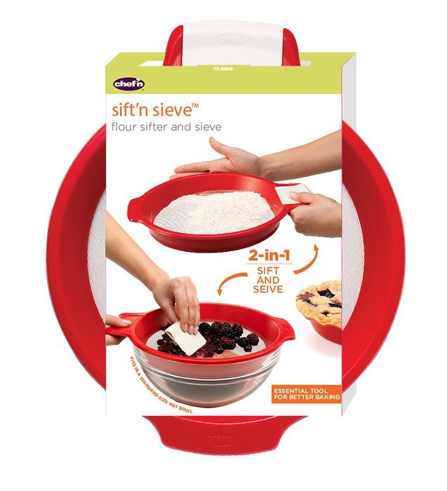 Chef'n Sift'n Sieve Flour Sifter and Sieve N5
