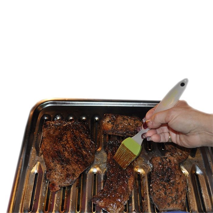 Silicone Basting, Marinate, Oil and Pastry Brush Set of 2 N3