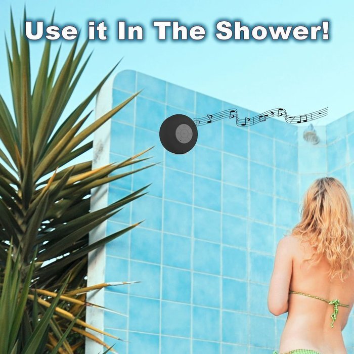ReFeng Portable HD Wireless Bluetooth 3.0 Waterproof Shower Speaker Wireless Handsfree Portable Speakerphone,Dedicated... N5