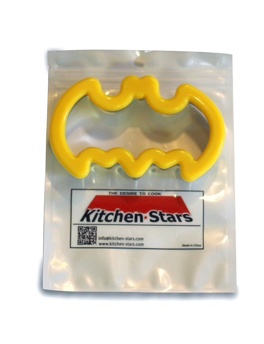 Batman Cookie Cutter, Batman Sandwich Cutter, Stainless Steel Metal With Silicone Rubber Comfort Grip For Kids... N3