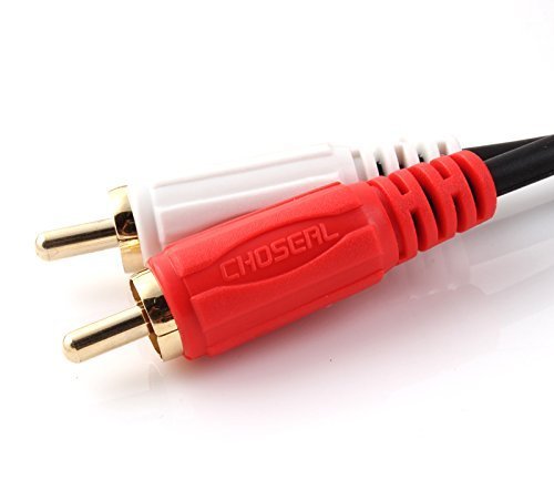 Choseal Q304 3.5mm to AV RCA Audio Adapter Cable for Ipod/MP3/pc 1.8m N2