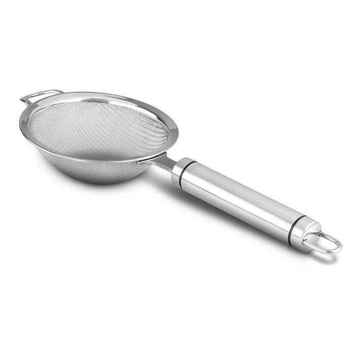 ORBLUE 6.5-Inch Fine Mesh Food Strainer, Stainless Steel Kitchen Colander N6