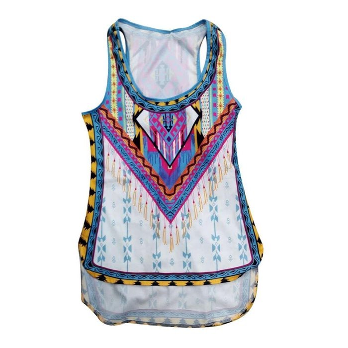 AIMTOPPY Women Summer Vest Sleeveless Shirt Blouse Casual Tank Tops (XXL, Multicolor) N3