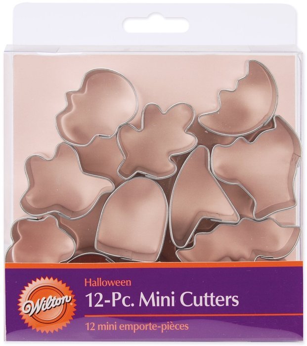 Wilton 12-Piece Mini Halloween Cookie Cutter Set