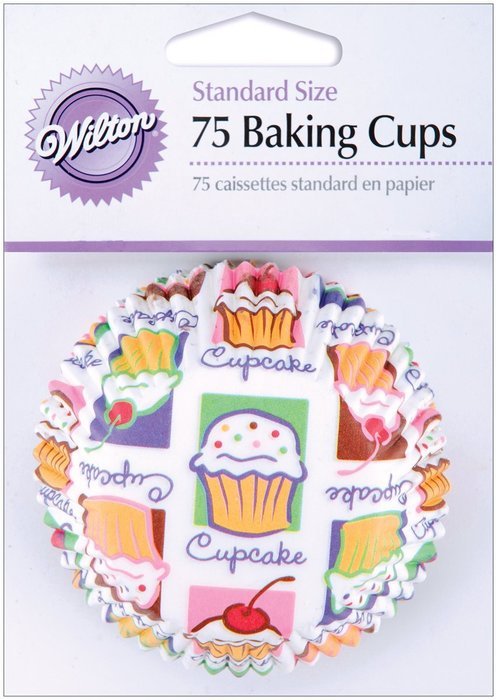 Wilton Jumbo White Baking Cups, 75 N24