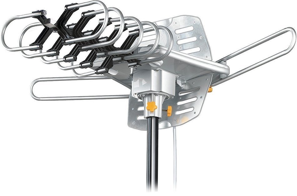 Vilso TV Antenna Outdoor Amplified, Motorized 360 Degree Rotation, Digital HDTV Antenna, 150 Miles Range, Wireless... N2