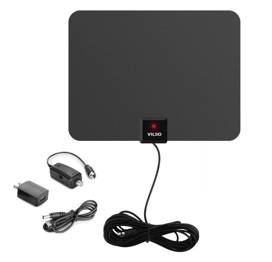 Vilso TV Antenna Outdoor Amplified, Motorized 360 Degree Rotation, Digital HDTV Antenna, 150 Miles Range, Wireless... N6