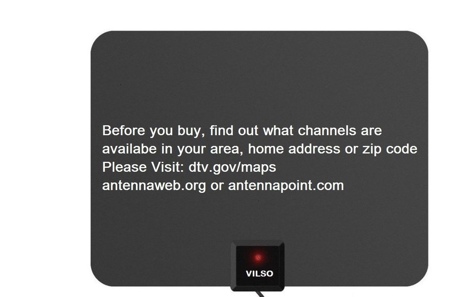 Vilso TV Antenna Outdoor Amplified, Motorized 360 Degree Rotation, Digital HDTV Antenna, 150 Miles Range, Wireless... N9