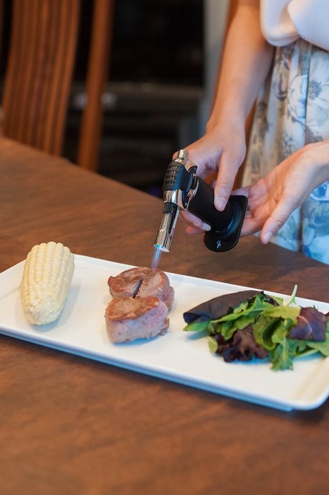 Culinary Butane Torch &ndash; Professional Quality for Home Chefs &ndash; Create a Flawless Cr&egrave;me Brulee - Guaranteed Precision... N4