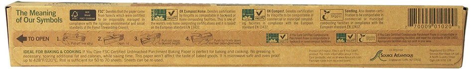 If You Care 100% Unbleached Silicone Parchment Paper, 70-Foot Roll (Pack of 4) N3
