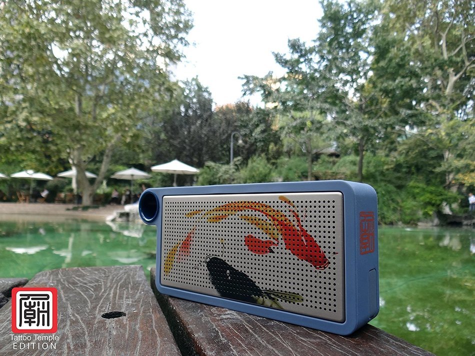 Tree-Labs ASTRO X TATTOO TEMPLE Bluetooth Speaker (Two Koi) N7