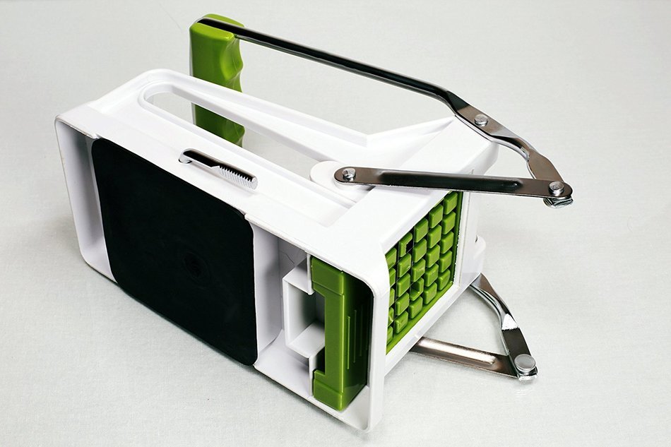 Ace Premium French Fry Cutter Fry Potato Press and Vegetable Slicer with 2 Interchangeable Stainless Steel Grid... N4