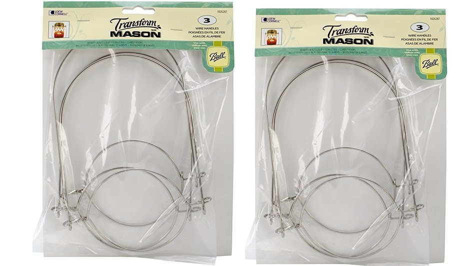 Loew-Cornell Mason Ball Jar Wire Handles (Handle-Ease), 3-Pack N2