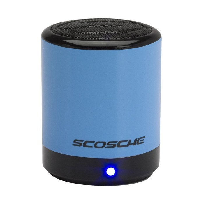 SCOSCHE Compact Wireless Refurbished Speaker for Universal Smartphone - Blue