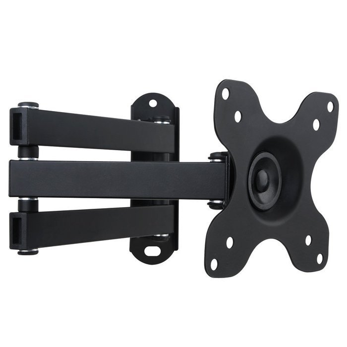 WALI Articulating TV LCD Monitor Wall Mount Full Motion 14" Extension Arm Tilt Swivel for Most 13" 15" 17" 19"...