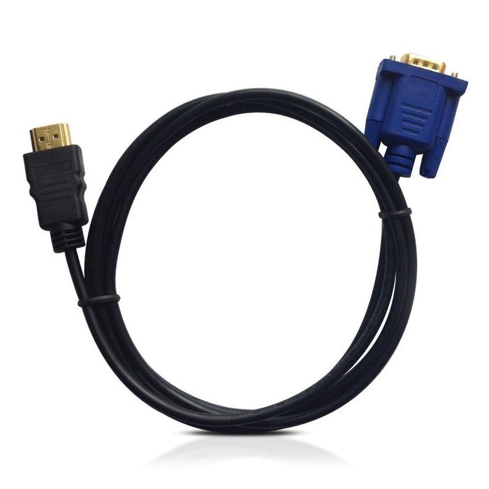 HDMI to VGA Cable, eBerry HDMI Male to VGA Male D-SUB 15 Pin M/M Connector Adapter Cable Cord Transmitter (NO...