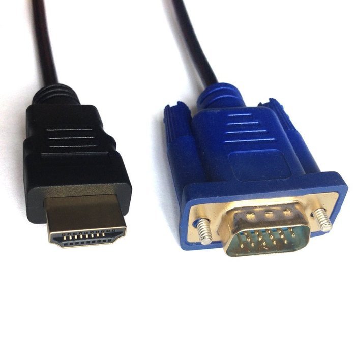 HDMI to VGA Cable, eBerry HDMI Male to VGA Male D-SUB 15 Pin M/M Connector Adapter Cable Cord Transmitter (NO... N6